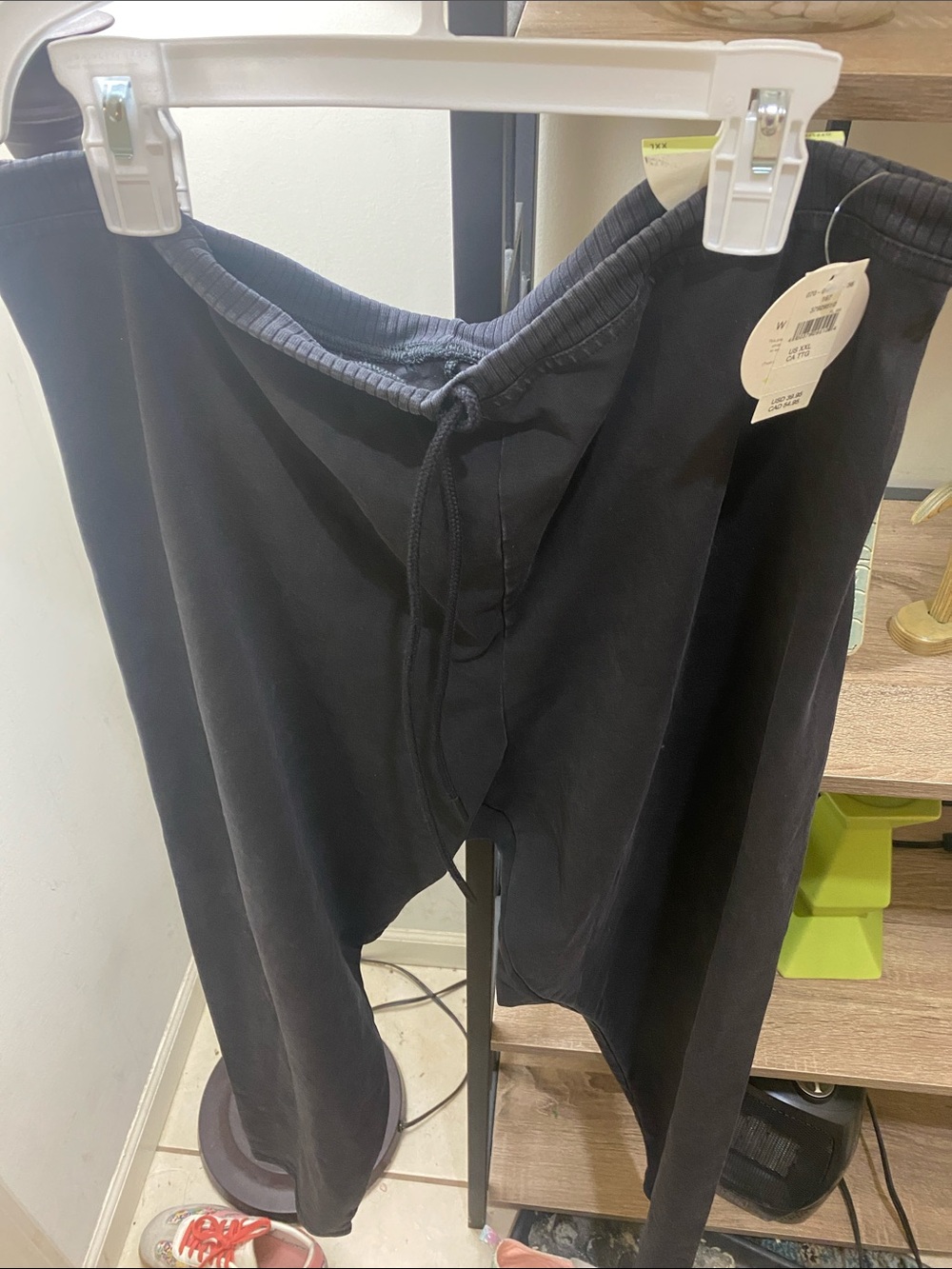 Celine Black Drawstring Joggers